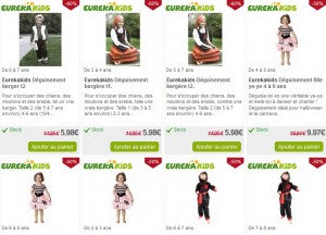 Déguisements enfants soldés jusqu’à moins 60% (+ autres soldes jouets/jeux)