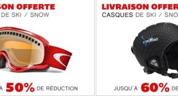 Grand choix de casques et lunettes de ski en soldes + livraison gratuite