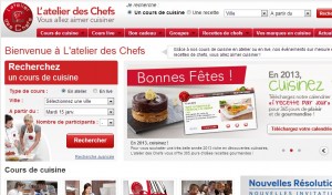 Moins 15% sur les Cours de cuisine et carte L’atelier des Chefs - Code promo spécial soldes ! 