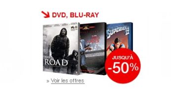 Moins 50% sur les DVD et Blu-ray à la FNAC (SOLDES)