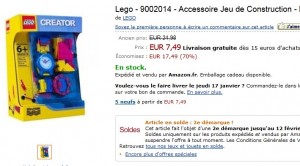 Montre Creator Lego à seulement 7,49 euros au lieu de 30 euros – Deuxième démarque AMAZON