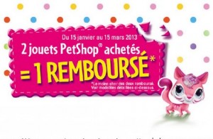 ODR:  2 PetShop achetés = 1 PetShop 100% remboursé - Hasbro