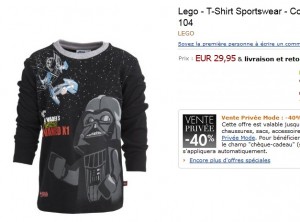 PROMO T-Shirt Lego StarWar - Noir - 104