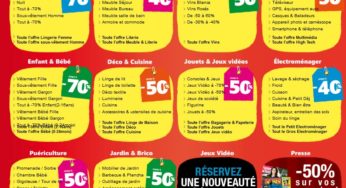 SOLDES Auchan ! Inscrivez et sélectionnez vos articles avant les soldes (réduc jusqu’à 70%)