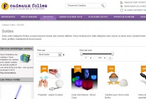 SOLDES Cadeaux Folies ! Jusqu’à moins 50% sur les Gadgets et Cadeaux originaux