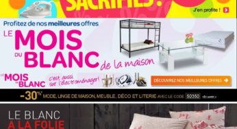 Toutes les offres sur le BLANC du mois de janvier