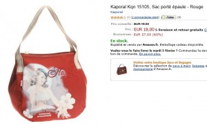 18 euros le Sac Kaporal Rouge au lieu de 45 euros 