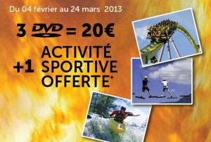 3 DVD + 1 Activité Sportive pour 20 euros – Offre Cultura/20th Century Fox