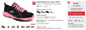 34 euros les chaussures SKECHERS femme au lieu de 85 euros