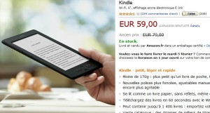 59 euros le Kindle de Amazon - Aujourd’hui seulement