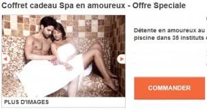 Coffret cadeau Spa en amoureux Saint Valentin