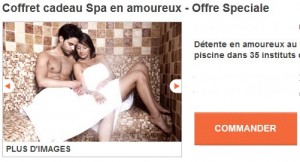 Coffret cadeau Spa en amoureux Saint Valentin