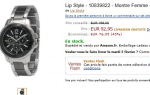 Montre Femme LIP - Quartz Analogique VENTE FLASH