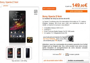 Sony XPERIA Z Orange