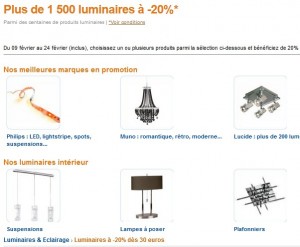 CODE PROMO AMAZON ! 20% sur les luminaires