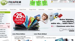 Code promo -25% sur les livres photos plus livraison gratuite chez MyFujiFilm 