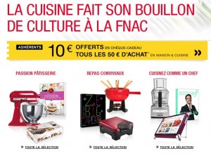 FNAC 10 euros offerts tous les 50 euros d’achats – Exclu adhérent 