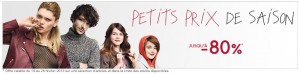 galeries lafayette petits prix fin de saison PROMO