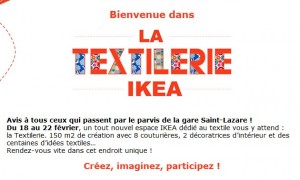 IKEA confection textile gratuite à Paris 