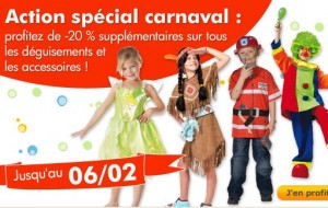 Moins 20 % supplémentaires sur les déguisements chez MyToys jusqu’au 6 février