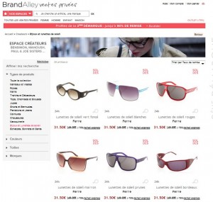 Soldes lunettes de soleil Gianfranco Ferré à 35 euros au lieu de 149 euros