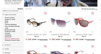 Soldes lunettes de soleil Gianfranco Ferré à 35 euros au lieu de 149 euros (-78%)