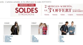 Super code promo Amazon 2 articles en soldes achetés = le troisième gratuit