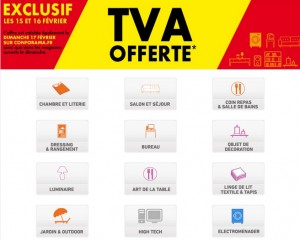 TVA offerte chez Conforama jusqu’à demain soir