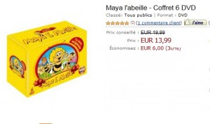 Vente Flash Coffret 6 DVD Maya l’abeille à seulement 13,99 euros