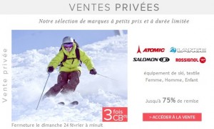 Jusqu’à moins 70% Ski, Lunettes, Casque, chaussures… Rossignol, Atomic, Salomon…