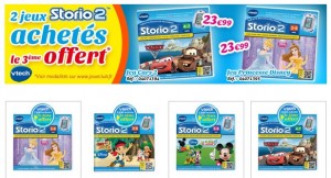 2 jeux Storio 2 achetés = 1 Gratuit immédiatement chez Joué Club