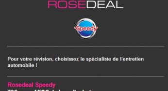 70 euros le bon d’achat Speedy de 150 euros