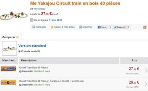 Petit train en bois pas cher