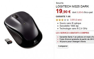 Bon Plan : Souris sans fil laser Logitech qui vous reviendra a moins de 20 euros (après ODR de 10 euros Logitech)