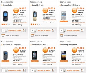 Bonnes affaires Téléphones portables reconditionnés chez Orange