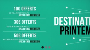 Offre spéciale : Chemise sur mesure à partir de 49 euros (code promo Saint Sens)! 