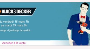Vente Privée Black & Decker – Perceuses, visseuses, aspirateurs et autres à petits prix