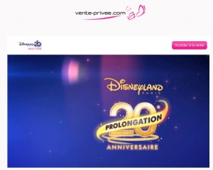 Vente Privee DisneyLand