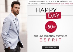 Vêtements Esprit homme à Moitiés prix aujourd’hui seulement