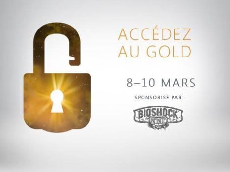 Xbox Live Gold gratuit du 8 mars midi au 10 mars minuit