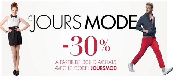 Plus que 2 jours ! Code promo -30% sur la mode chez Amazon (dés 30 euros d’achats)