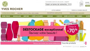 Déstockage Yves Rocher 