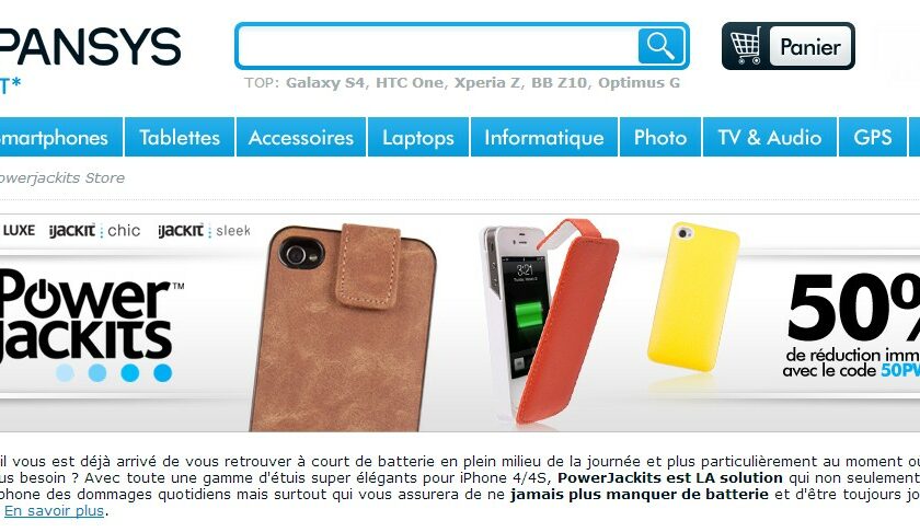 Etuis avec Batterie PowerJackits iJackit iPhone