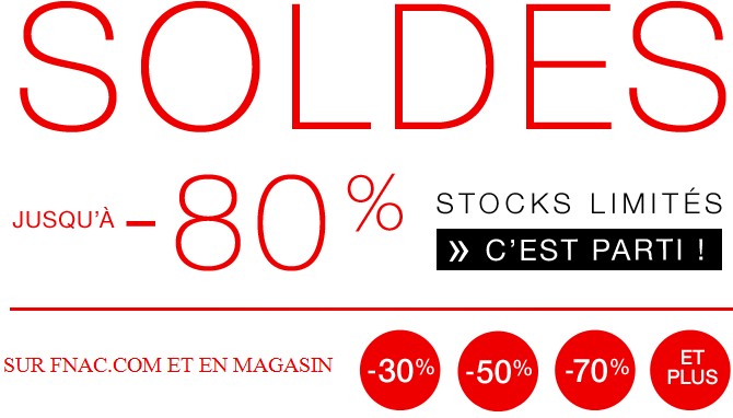 Soldes Flottants FNAC ! jusqu’à moins 80% – MAJ