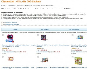 Code promo -15% sur les jeux et puzzles Clementoni 