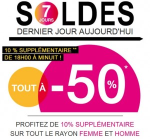 Soldes Kiabi ! Moins 50% + code promo -10% supplémentaire jusqu’à minuit