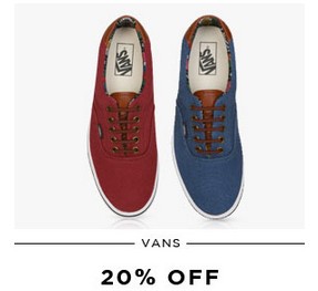 code promo vans