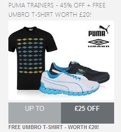 offre PUMA - UMBRO the Hut