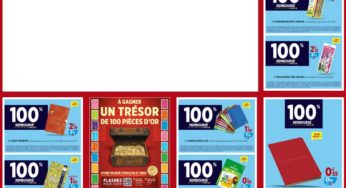 Papeterie 100% remboursées du 3 au 9 avril chez Auchan