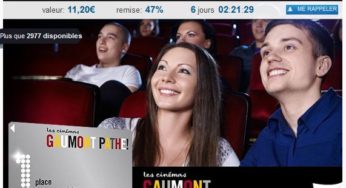 Place cinéma Gaumont-Pathé à 5,90 euros au lieu de 11,20 euros (KGB Deal)